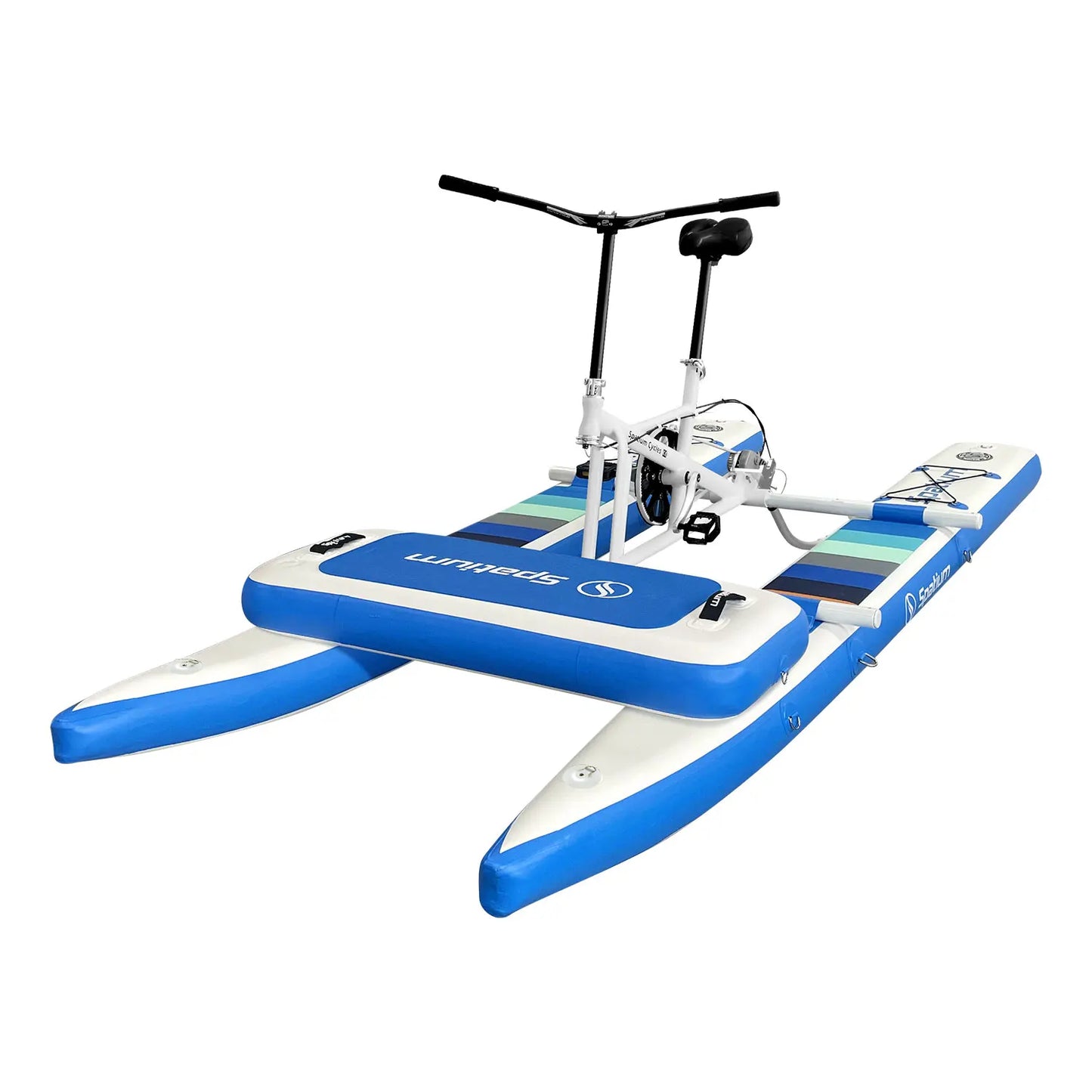 Spatium Water Bike 2.0 Inflatable Pedal Boat for Lake Fishing