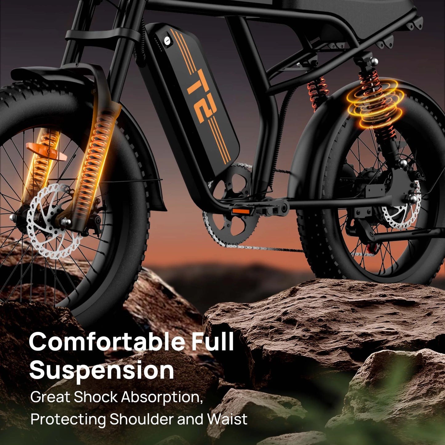 URLI Peak 1500W Electric Mountain Bike With Removable Battery
