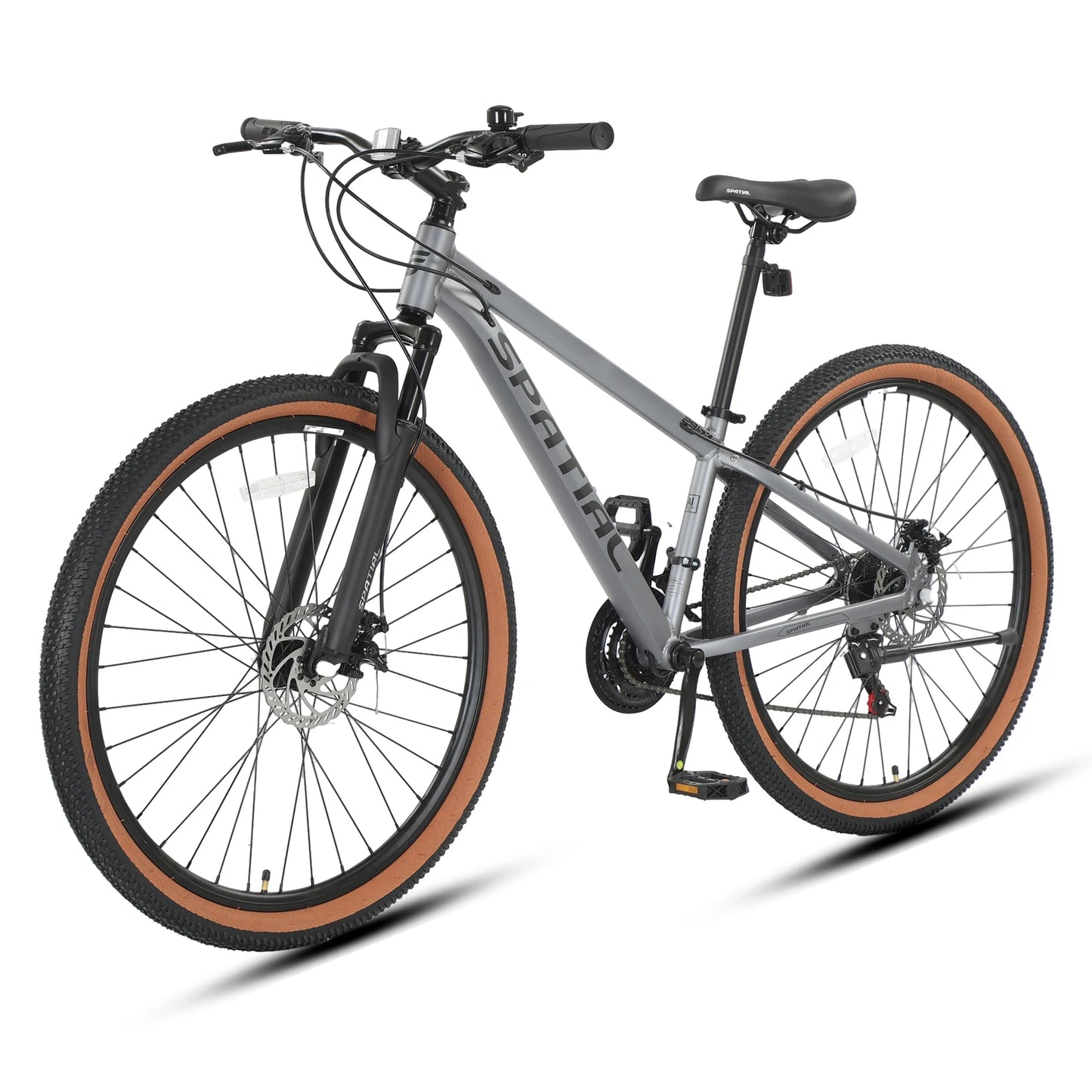 Spatial Mountain Bike 21 Speed Aluminum Frame Dual Disc Brakes