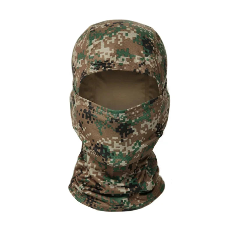 Tactical Camouflage Balaclava Full Face Mask Outdoor Hat Motorcycle Hunting Bike Cycling Bandana Neck Gaiter Ski Hiking Scarf