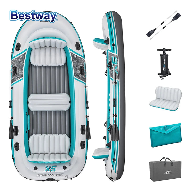 Bestway Inflatable Kayak Durable PVC Adventure Kit