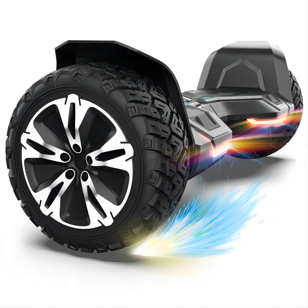 All Terrain Hoverboard UL2272 Certified With Bluetooth Speakers LED Lights