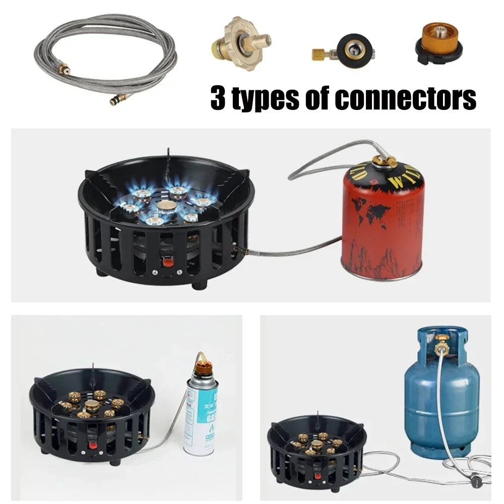 DOTWISE Portable Butane Camping Stove With Windproof Electronic Ignition