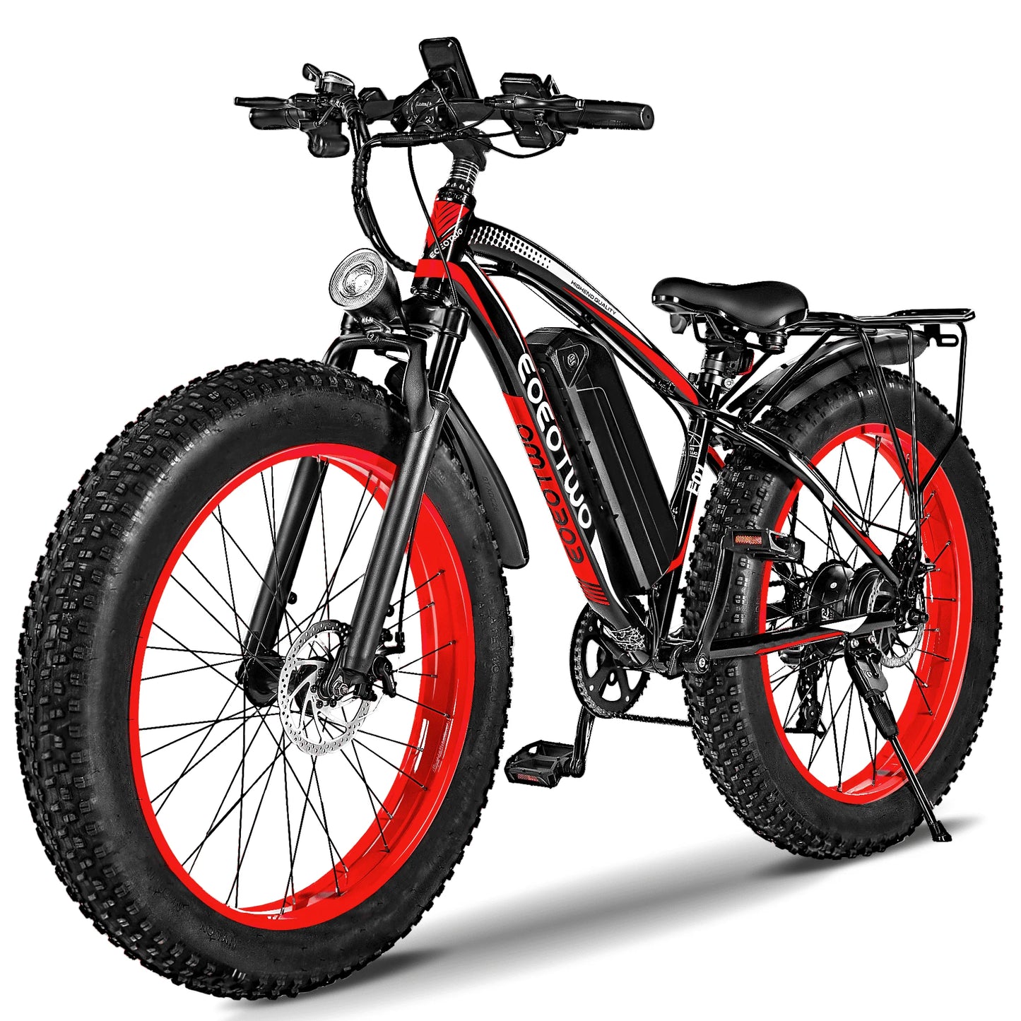 EOEOTWO E01 Electric Bike Fat Tire Mountain 1500W Peak Motor