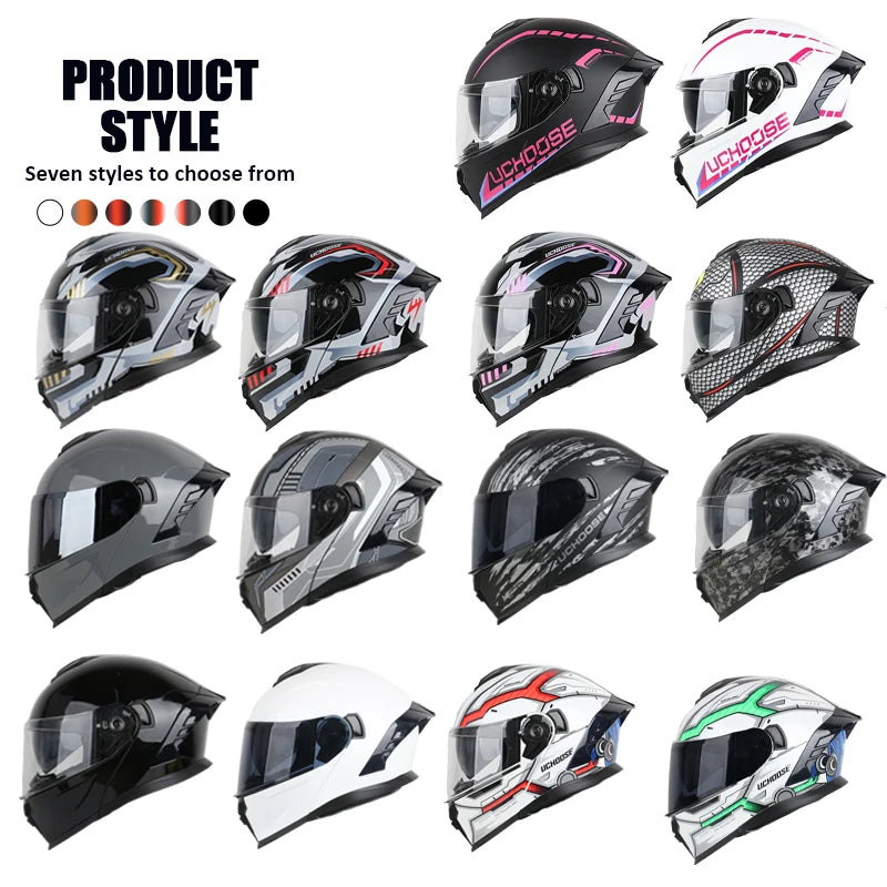 DIY modular helmetDOT Motorcycle Helmet Four Seasons Motocross Racing Modular Flip Up Casco Moto Men Women Off Road Helmet