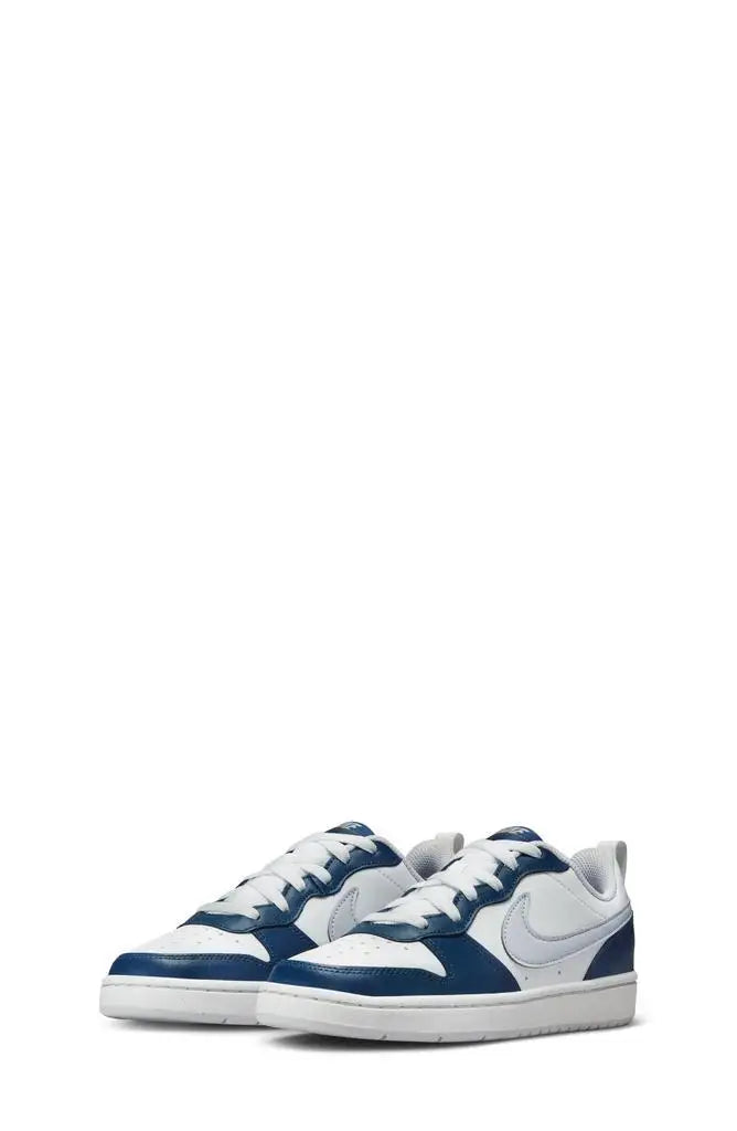 Nike Kids' Court Borough Low-Top Sneakers Active Kids Sports Running Shoes for Young Athletes