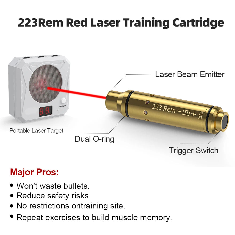 Hign-concerned 223 Laser Training Cartridge Dry Fire Laser Trainer