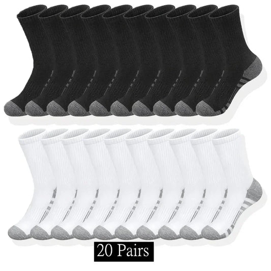 GIOIOCN Men's Classic Crew Socks Unisex Running Anti Slip Breathable