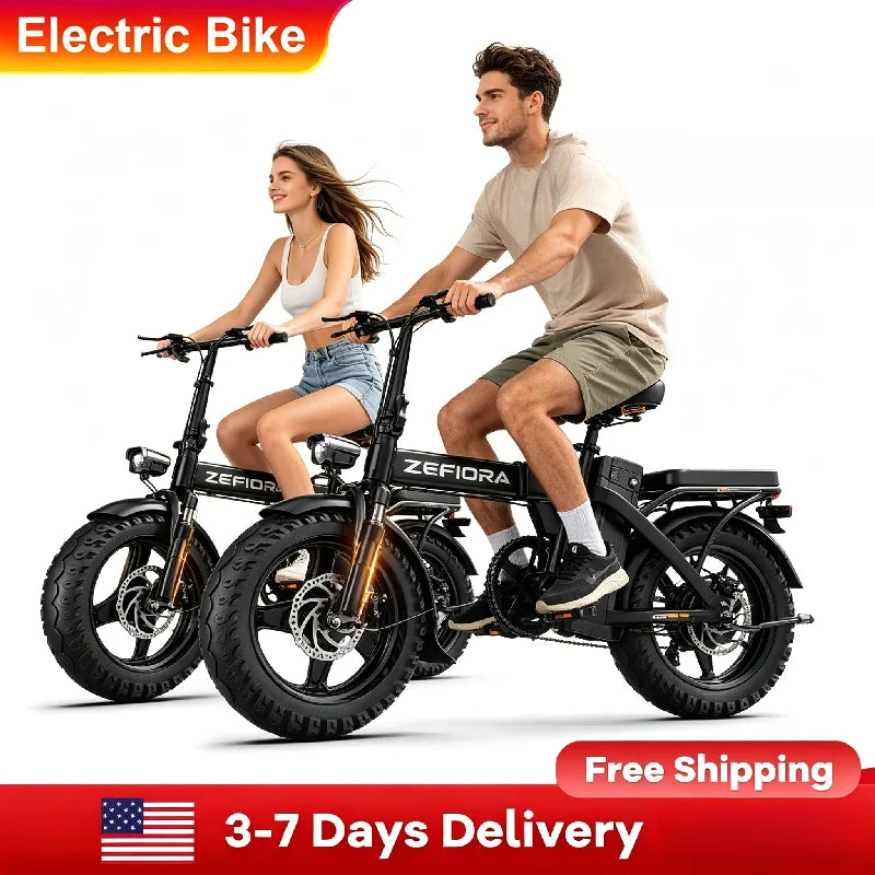 14 Inch 500W Green Commute Electric Bike, UL2849 Safety Certified, Adjustable Seat, 45° Strong Hill Climbing, Factory Original